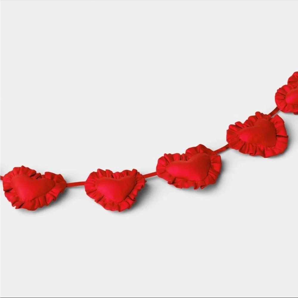 Valentine's Day Red Heart Garland - Threshold™